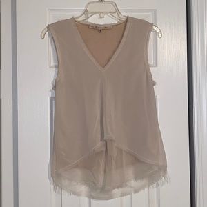 Rachel Roy beige tank top